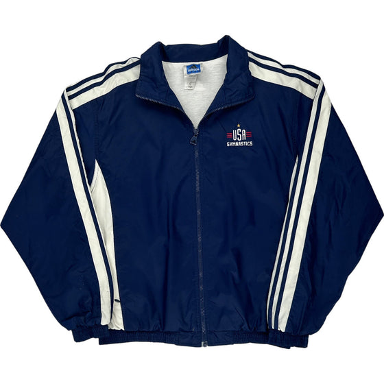 Adidas USA Gymnastics Track Jacket - Small - Navy Polyester