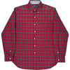 Ralph Lauren Classic Fit Plaid Shirt - Medium - Red Cotton