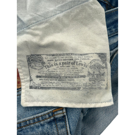 Levis 501 Distressed Jeans - 34W 33L - Blue Cotton