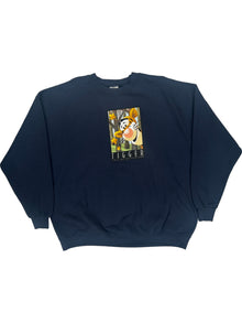  Disney Tigger Graphic Sweatshirt - Medium - Navy Cotton