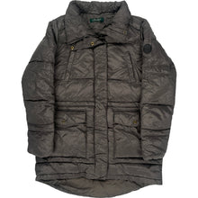  Lauren Ralph Lauren Quilted Puffer Jacket - Medium - Grey Polyester