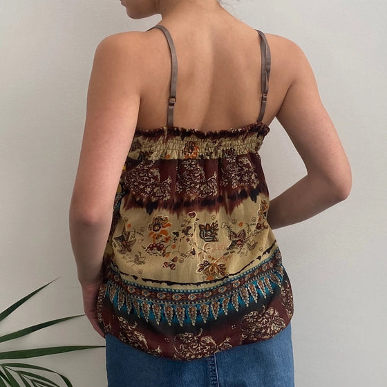 Vintage brown Meccie Cami Top - womens small