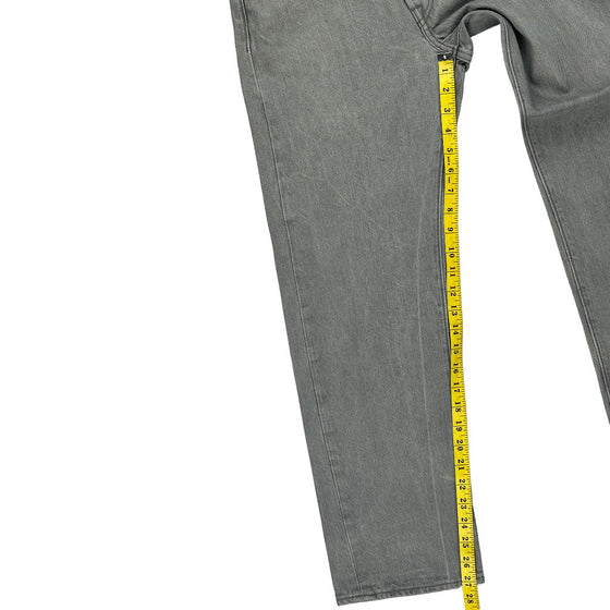 Levis 501 Jeans - 28W 27L - Grey Cotton