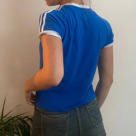 Vintage blue Adidas T-Shirt - womens small