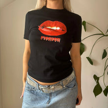  Vintage black Fiorucci Baby Tee - womens large