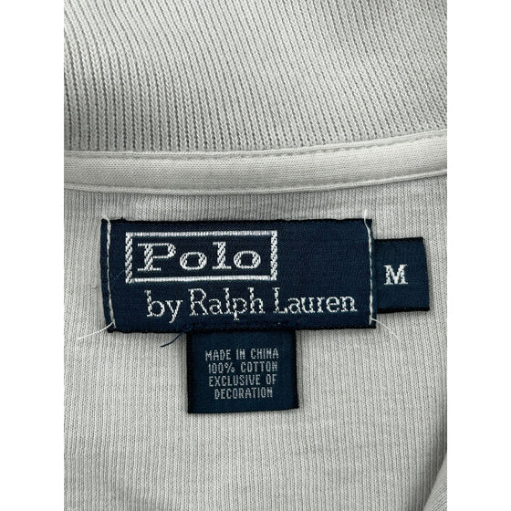 Polo Ralph Lauren 1/4 Zip Sweatshirt - Medium - Grey Cotton