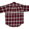 Nautica Plaid Shirt - Medium - Red Cotton