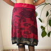 Vintage red Desigual Mini Skirt - womens 31" waist