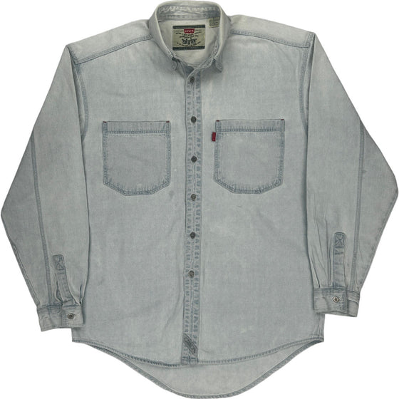 Levis Denim Shirt - Small - Blue Cotton