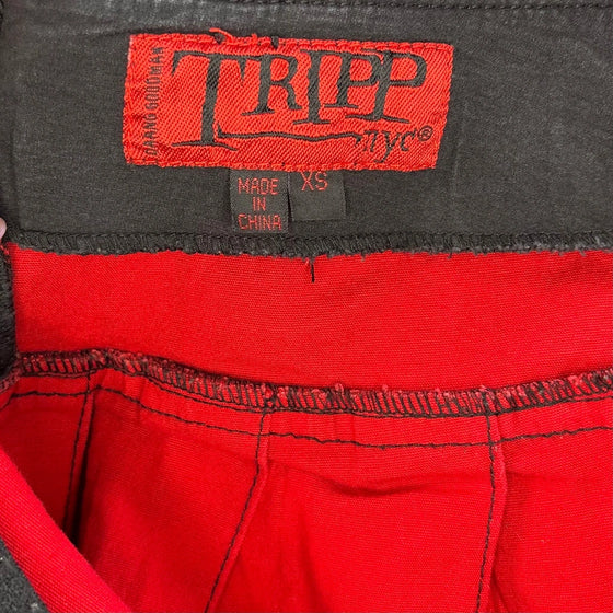 Vintage red Tripp Nyc Mini Skirt - womens 27" waist