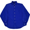 Nautica Classic Blue Shirt - Medium - Blue Cotton