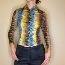  Vintage multicoloured Unbranded Patterned Shirt - womens small