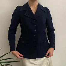  Vintage navy Max Mara Jacket - womens small