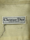 Christian Dior Chemises Shirt - Medium - Beige Cotton Blend