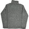 Patagonia Quarter-Zip Fleece Jacket - XL - Grey Polyester