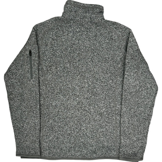 Patagonia Quarter-Zip Fleece Jacket - XL - Grey Polyester