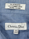 Christian Dior Button-Down Shirt - X-Large - Blue Cotton