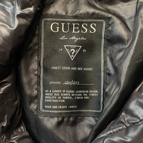 Vintage black Guess Puffer - womens small