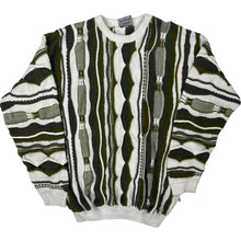  Coogi Basics Graphic Jumper - 2XL - White Green Wool