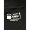 Carhartt 1/4 Zip Sweatshirt - Large - Black Cotton Blend