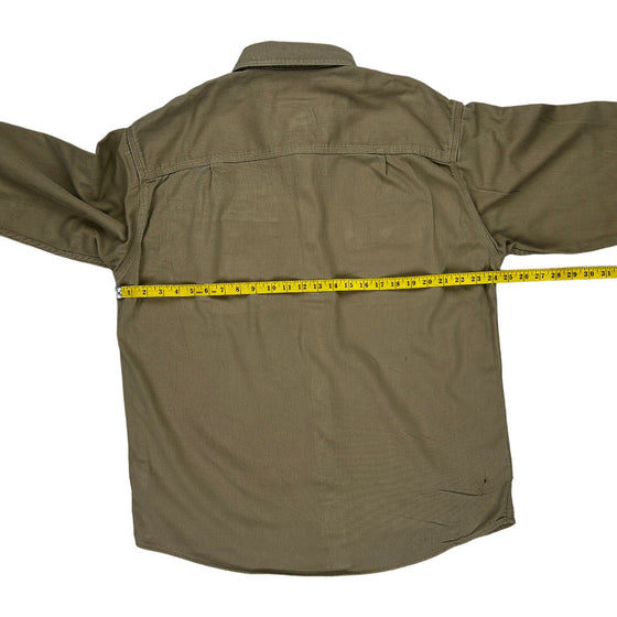 Carhartt FR Shirt - Large - Khaki Cotton Nylon