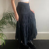 Vintage black Unbranded Maxi Skirt - womens small