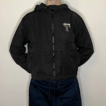  Vintage black Stussy Jacket - womens x-small