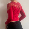 Vintage red Liu Jo Jumper - womens small