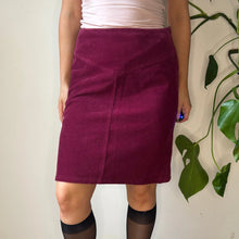  Vintage pink Sisley Cord Skirt - womens 30" waist