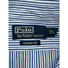 Polo Ralph Lauren Striped Classic Fit Shirt - Large - Blue Cotton