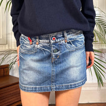  Vintage blue Take Two Denim Skirt - womens 32" waist