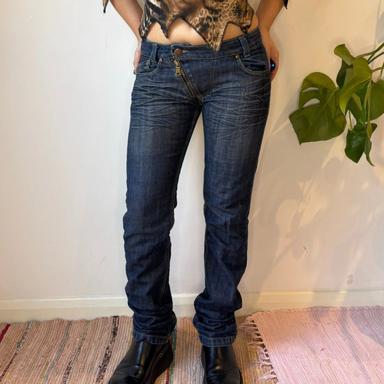 Vintage blue Angel Devil Jeans - womens 29" waist