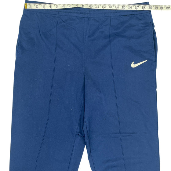 Nike Blue Track Pants - XL - Blue Nylon