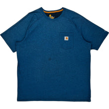  Carhartt Relaxed Fit T-Shirt - 2XL - Blue Polyester Cotton