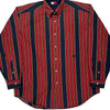 Tommy Hilfiger Striped Shirt - Large Multicoloured Cotton