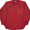 Adventure Team Marlboro Denim Shirt - Large Red Cotton