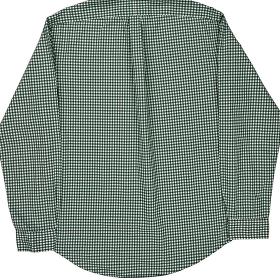 Ralph Lauren Checked Shirt - Large Green Cotton