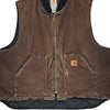 Carhartt Gilet - 2XL Brown Cotton