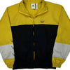 Adidas Track Jacket - Small Yellow Polyester