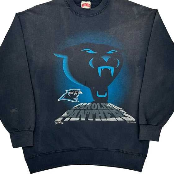 Carolina Panthers Nutmeg Graphic Sweatshirt - XL Black Cotton Blend