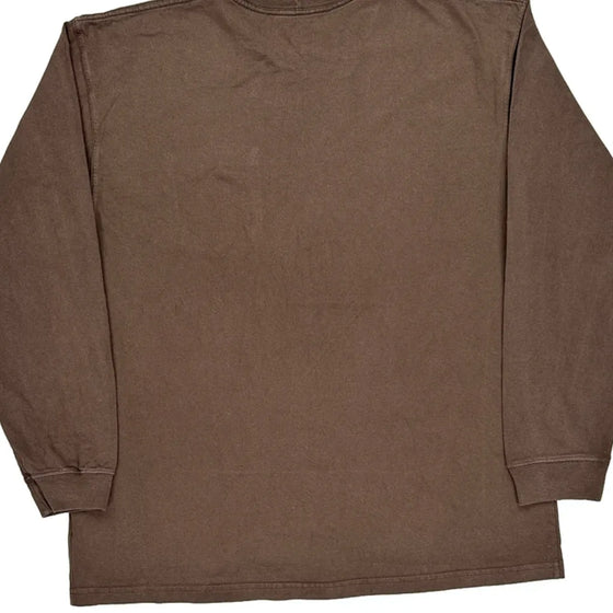 Pocket Carhartt Long Sleeve T-Shirt - XL Brown Cotton