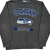 Seattle Seahawks Majestic Graphic Sweatshirt - 2XL Grey Cotton Blend