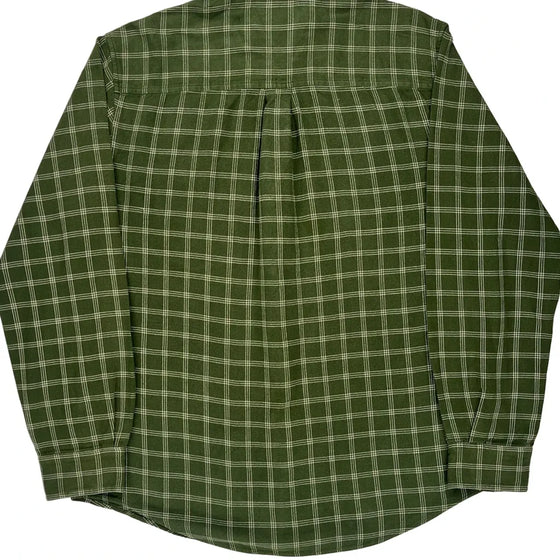 Timberland Checked Shirt - Large Green Cotton