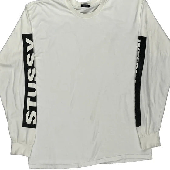 Stussy Top - Large White Cotton