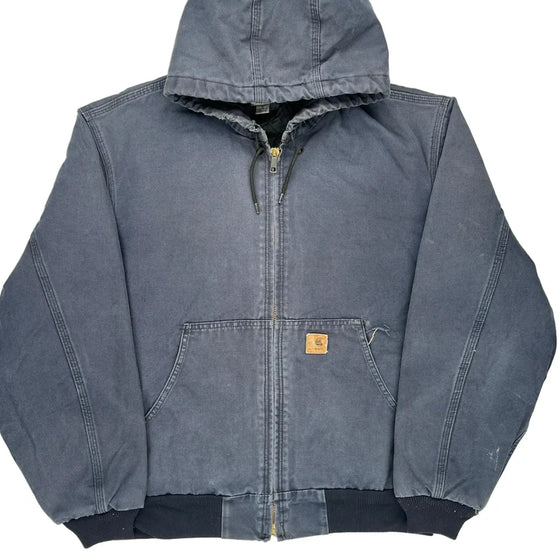 Carhartt Jacket - Large Blue Cotton Blend