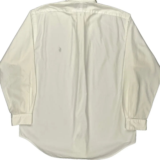 Ralph Lauren Collared Shirt - Large White Cotton