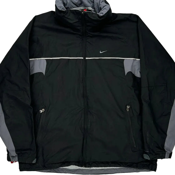 Nike Waterproof Windbreaker - 2XL Black Polyester