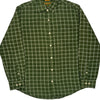 Timberland Checked Shirt - Large Green Cotton