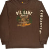 Big Game Hunter Carhartt Graphic Long Sleeve T-Shirt - Medium Brown Cotton