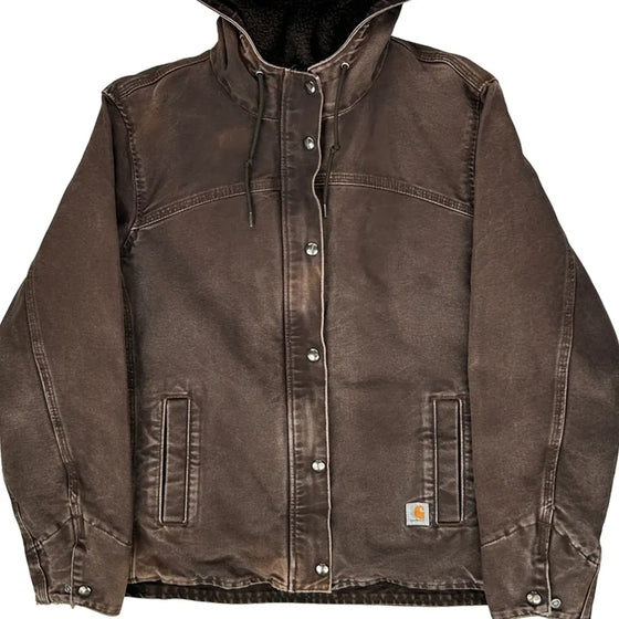 Carhartt Coat - Medium Brown Cotton Blend